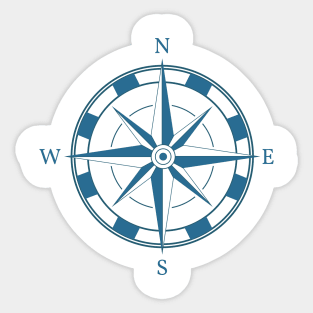 Nautical Compass Sticker